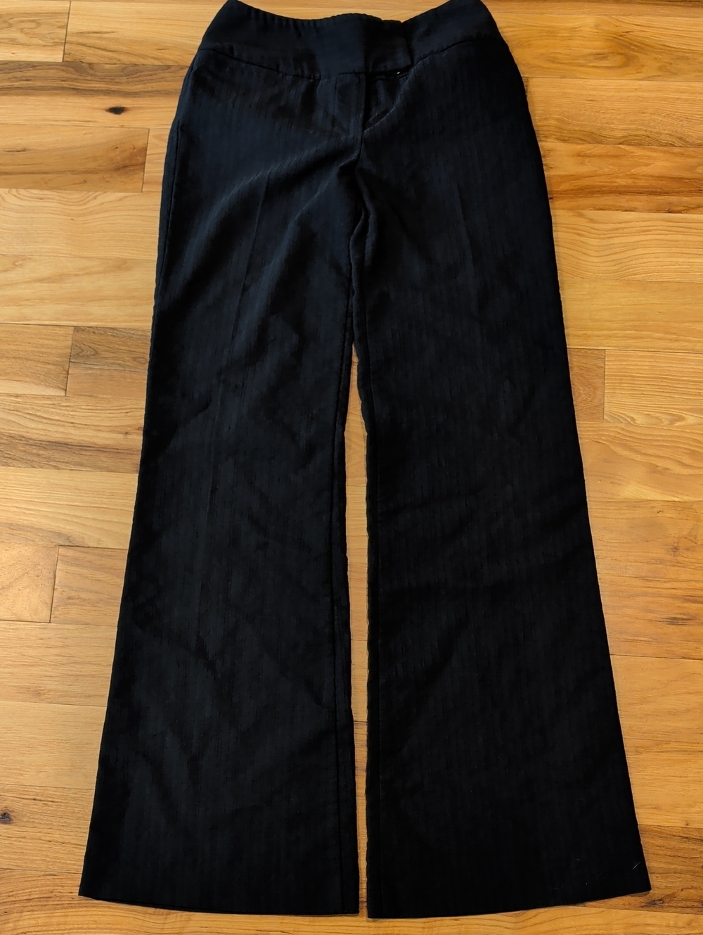 Navy Wide Leg Dress Pants